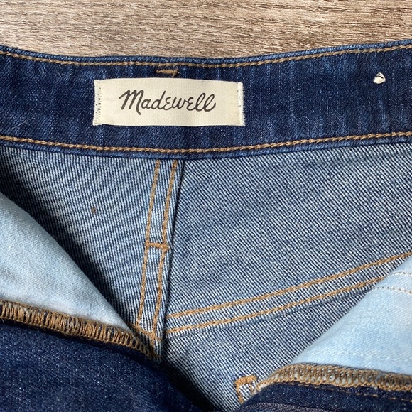 Madewell Dark Blue Jean Shorts - Picture 7 of 8